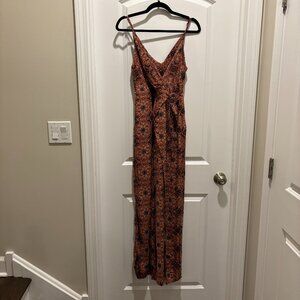 Cotton Candy LA | Patterned Jumpsuit w Splits | Size